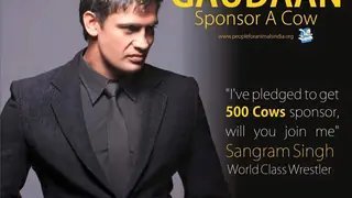Sangram Singh supports a noble cause! Thumbnail