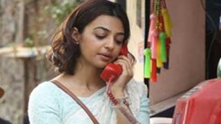 Radhika Apte sports 'sari with sneakers' look in 'Bombairiya'