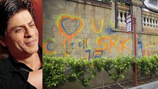 Mystery revealed about SRK's graffiti!