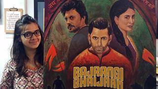 Fan paints the poster of Bajrangi Bhaijaan Thumbnail