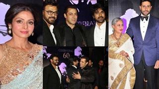 Sridevi, Salman, Abhishek at Chiranjeevi's 60th b'day bash