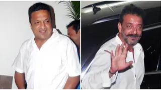 Sanjay Dutt visits Sanjay Gupta on 'Jazbaa' set Thumbnail