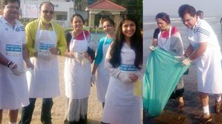 Taarak Mehta team turns sweepers for a social cause!