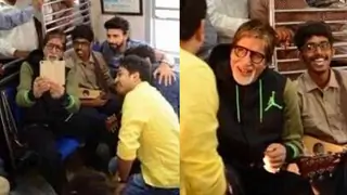 Amitabh Bachchan travels by local train!