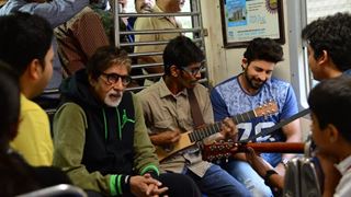 Amitabh Bachchan's local train journey creates a stir on social media!