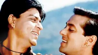 Salman, SRK relive 'Karan Arjun' moment on TV show Thumbnail