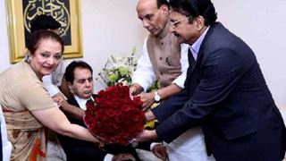 Dilip Kumar was tearful upon receiving Padma Vibhushan