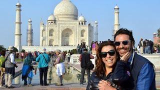 Eva Longoria celebrates love at Taj Mahal with fiance