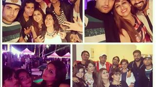 Pictures of your favourite actors celebrating the New Years Eve!