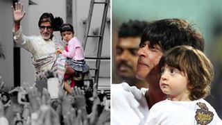 Amitabh Bachchan pleased with AbRam-Aaradhya pairing!