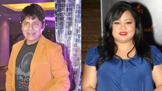 Bharti Singh and Sudesh Lahiri in Comedy Nights..