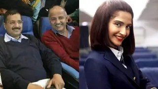 Kejriwal, colleagues watch 'Neerja'! Thumbnail