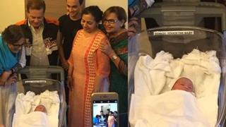 First Glimpse of Salman's Newborn Nephew