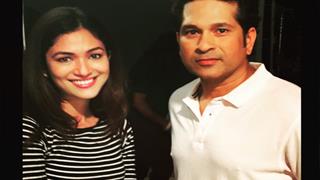 When Ridhima Pandit met the GOD of cricket, Sachin Tendulkar!! Thumbnail