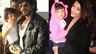 SPOTTED: Shah Rukh Khan- AbRam & Aishwarya- Aardhaya Thumbnail