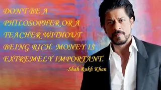 Quote of the Day by Shah Rukh Khan Thumbnail
