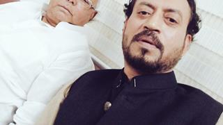 Irrfan Khan shares selfie with Lalu Prasad