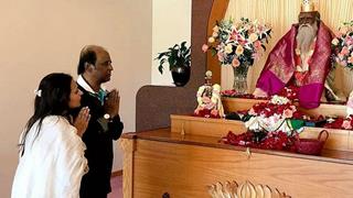 Rajinikanth visits Satchidananda Ashram in Virginia