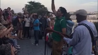 What made actor Sumeet Sachdev perform on the streets of Paris? Thumbnail