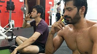 Mrunal Jain and Aanshuman Malhotra bond over gymming