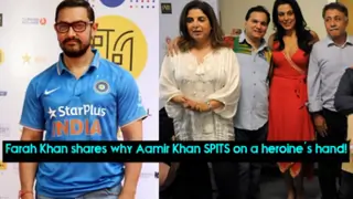 Farah Khan shares why Aamir Khan SPITS on a heroine's hand! Thumbnail