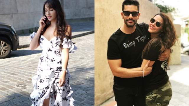 Nora Fatehi Flees To Avoid Encounter With Ex Bf Angad Bedi His Wife Neha Dhupia At An Event ex bf angad bedi his wife neha dhupia