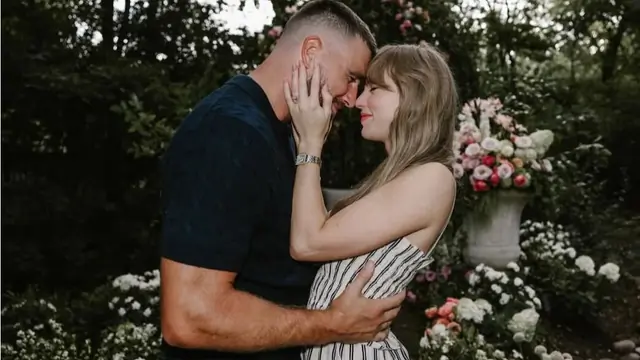 Taylor Swift and Travis Kelce are engaged! Couple look like a dream in a fairytale setting