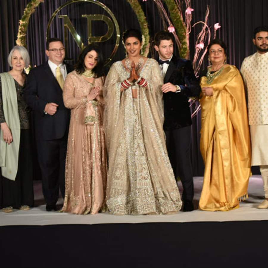 Photos Of Priyanka Chopra And Nick Jonas Diwali Party, Nick In Kurta Pajama Priyanka  Chopra In Lehenga