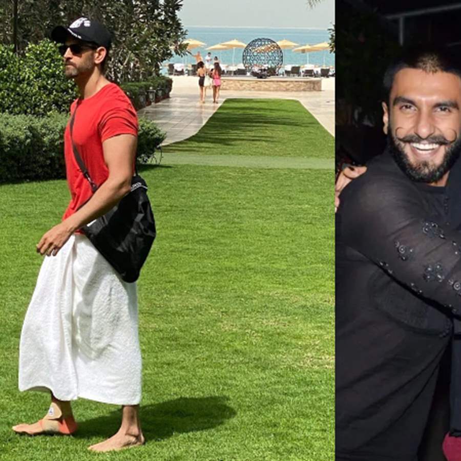 Hrithik Roshan Takes Fashion Cues from Ranveer Singh; Dons a Towel Lungi! |  India Forums
