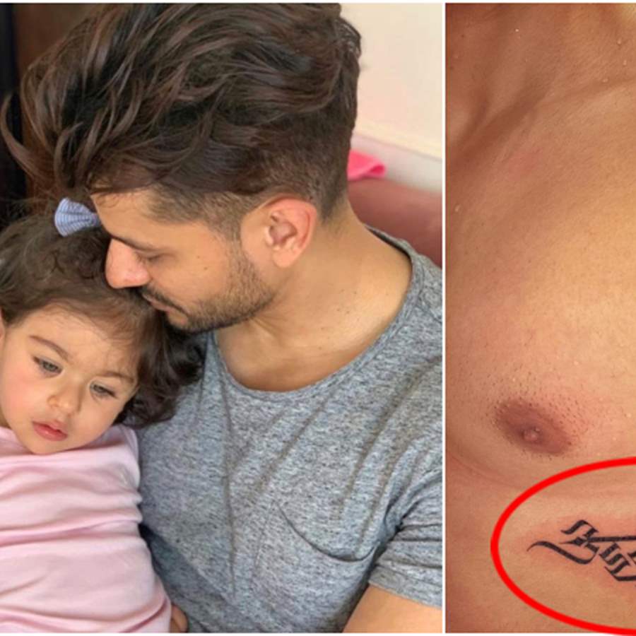 Kunal Kemmu gets a new Tattoo; Inks daughter Inaaya's name on his body! |  India Forums