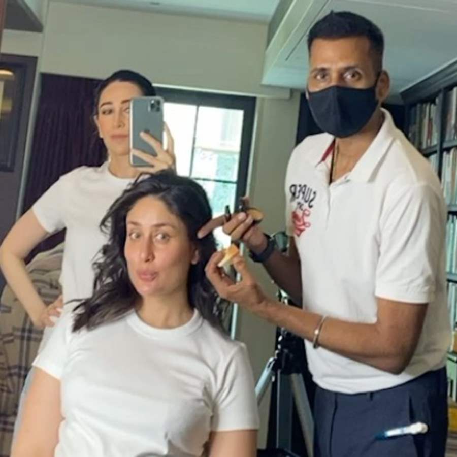 Kareena Kapoor Khan and Karisma Kapoor collaborate for a new project; share  a cool BTS video!