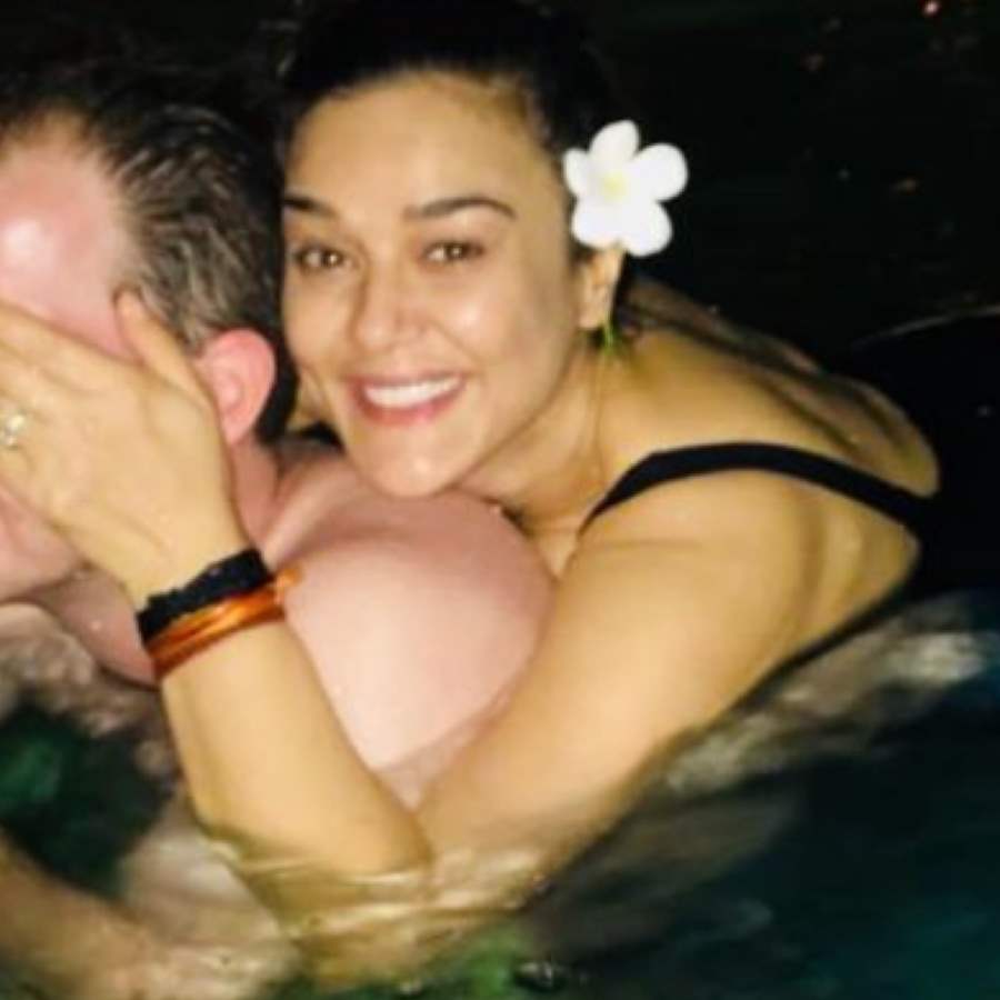 Preity Zinta shares sizzling pool picture with husband Gene Goodenough in  romantic birthday post