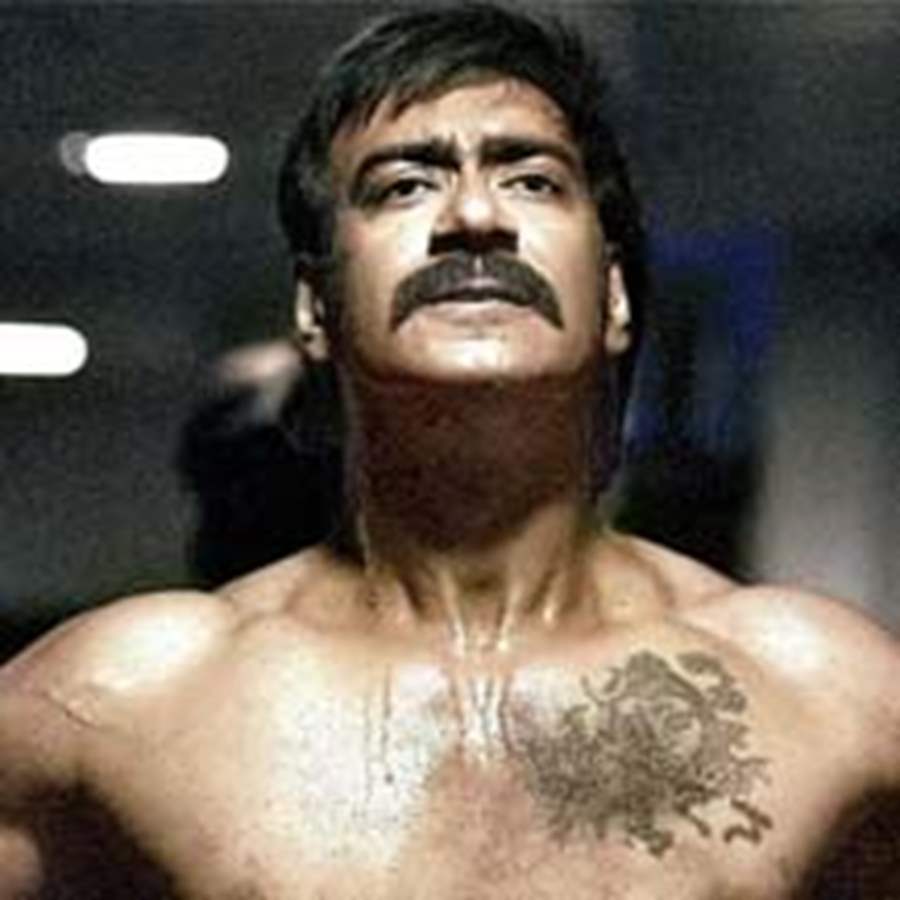 Ajay Devgan When Ajay Devgn converted vanity van into gym  Shivaay movie  Celebrity tattoos Indian bollywood actors