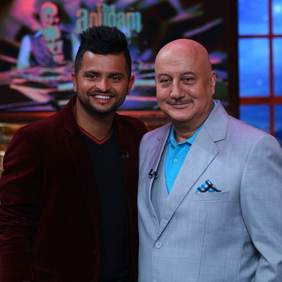 Post Comedy Nights.., Suresh Raina to be seen on The Anupam Kher Show...! |  India Forums