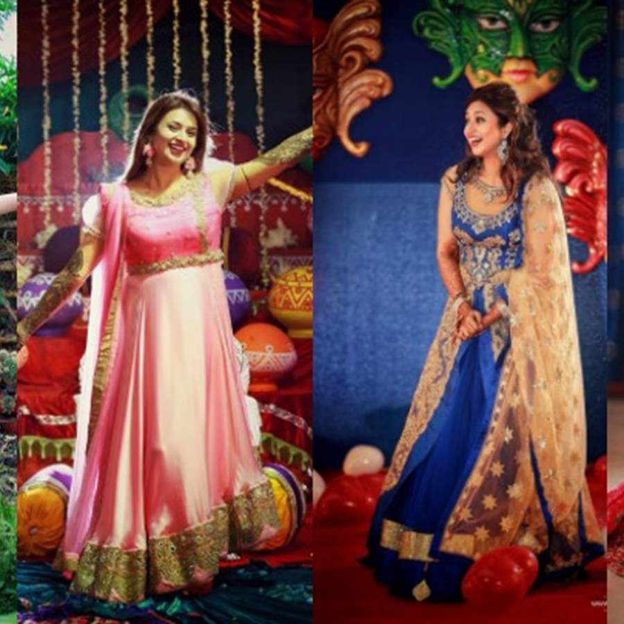 Buy Jheel Fashion Divyanka Tripathi in Kalki's maroon lehenga at her  reception. at Amazon.in