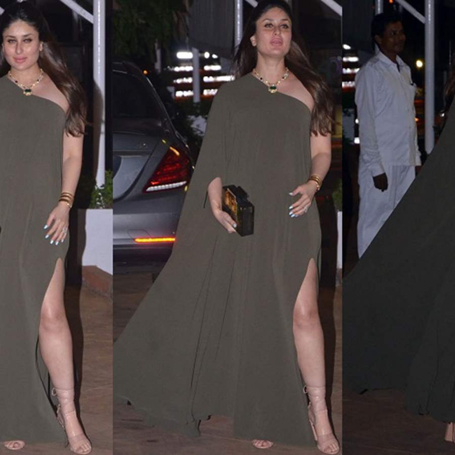 Kareena Kapoor Khan Slays In Black As She Flaunts Her Baby Bump In An  Ankle-Length