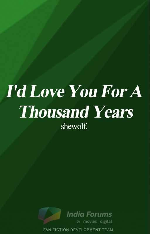 I'd love you for a thousand years #ReadersChoiceAwards