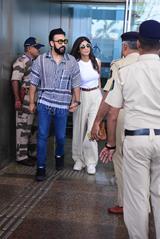 Celebrities snapped at the Goa airport to attend Rakul Preet and Jackky Baghnani's wedding