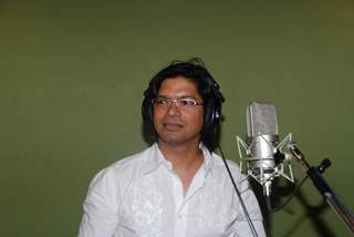 10 top musicians jam for animation film &quot;Mo Mamo&quot; at Aadesh Shrivastava studio, Juhu