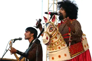 The band Swarathma during the ''''Rock ''N India 2010'''' music festival in New Delhi Thumbnail
