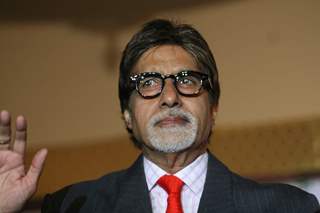 Amitabh Bachchan promotes ''Dabur'' at JW Marriott in Mumbai