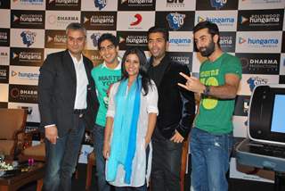 Ranbir Kapoor and Konkona Sen at Wake Up Sid press meet