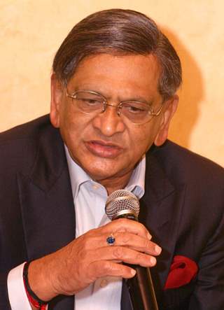 External Affairs Minister S M Krishna at the launch &quot;India - Africa Connect&quot; website, in New Delhi