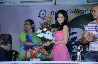 Amrita Rao at Rizvi College Fest in Bandra