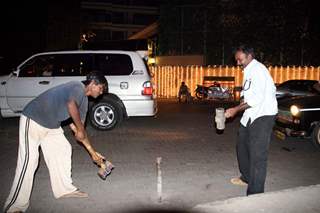 Preparations in full swing at Aishwarya Rai and Abhishek Bachchan''s residence