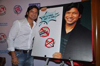 Shaan and Darsheel at Anti-tobacco campaign with Salaam Bombay Foundation and other NGOs, Tata Memorial, Parel