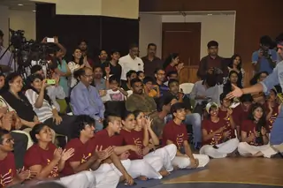 Celebs Attend a School Event Thumbnail