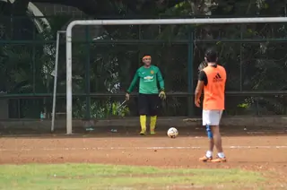 Celebs Snapped Practicing Soccer! Thumbnail