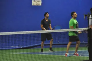 Arjun Rampal Snapped Playing Tennis Thumbnail