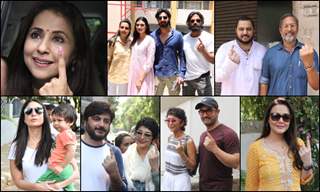 Bollywood celebrities cast their Vote!